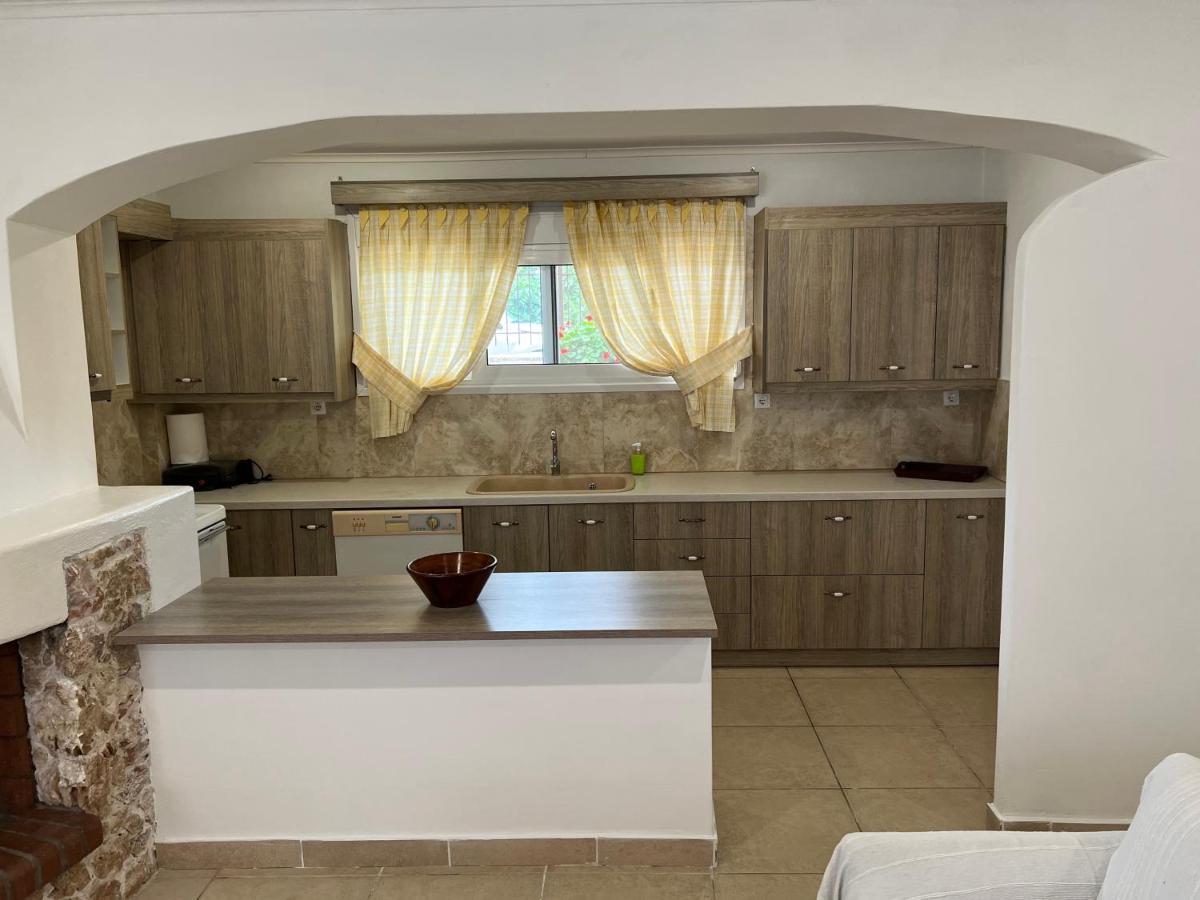 Apartment In Salamina With Garden & Sea View Selinia Zewnętrze zdjęcie