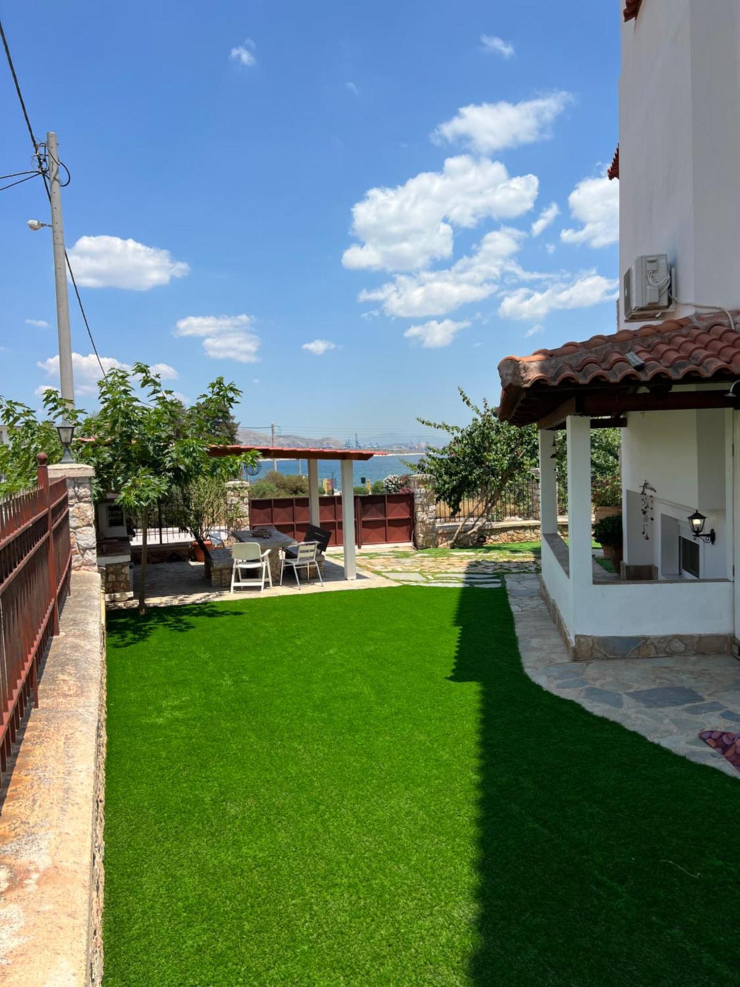 Apartment In Salamina With Garden & Sea View Selinia Zewnętrze zdjęcie